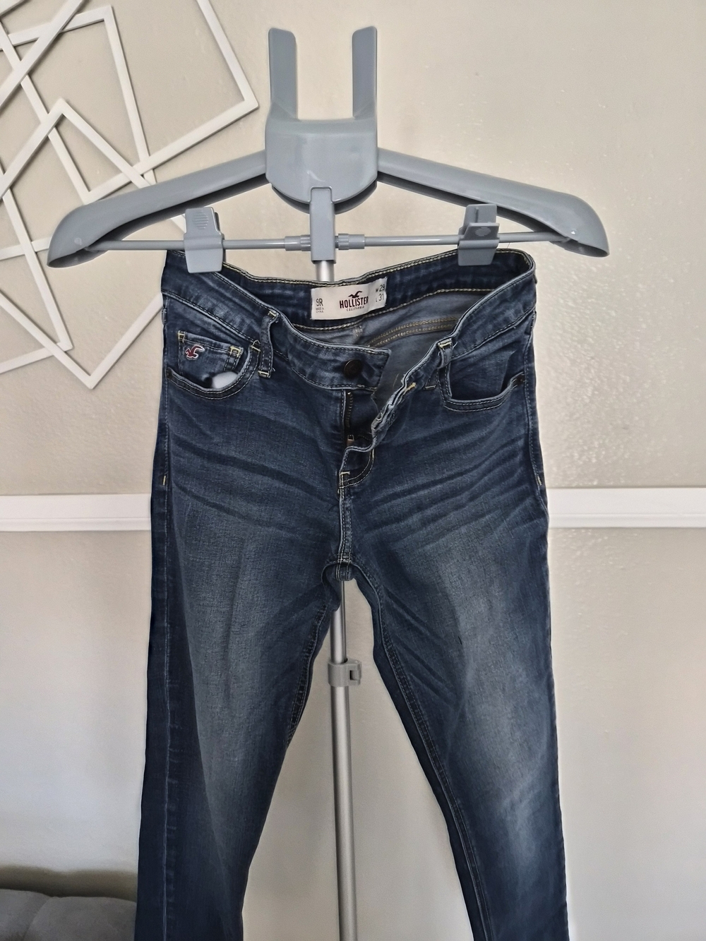 Hollister Women's Indigo Skinny Jeans Size 9